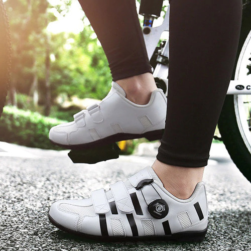 맥다이나믹스 클릿없는 평페달 자전거신발/WHITE