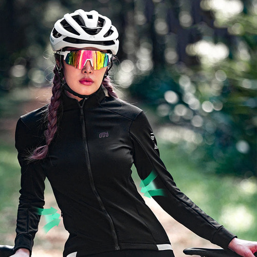 MAXIMUM 여성 혹한기 자전거 방풍자켓 MAXWBUP01 블랙